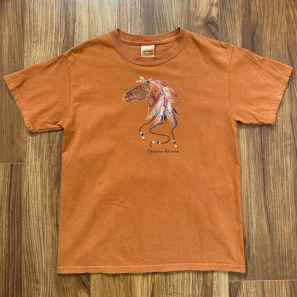 Sedona, Arizona Horse Graphic Youth Medium T Shirt